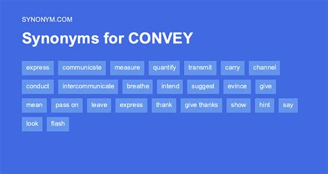 convey synonym|synonyms for convey in literature.